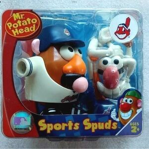 Mr Potato Head Cleveland Indians Sports Spud Sealed Banned Logos Chief Wahoo